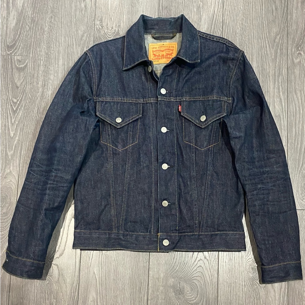Levi's Men’s Denim Trucker Jacket Dark Wash Medium